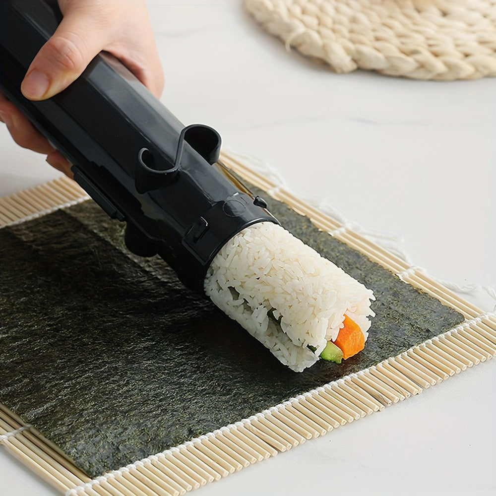 Juego de moldes de plástico para sushi para hacer bolas de arroz, set de 2 piezas, herramienta de cocina
