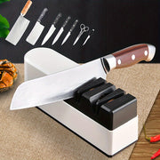 Портативный электрический точильный станок на USB для быстрой заточки кухонных ножей и ножниц, изготовленный из прочного материала PC.