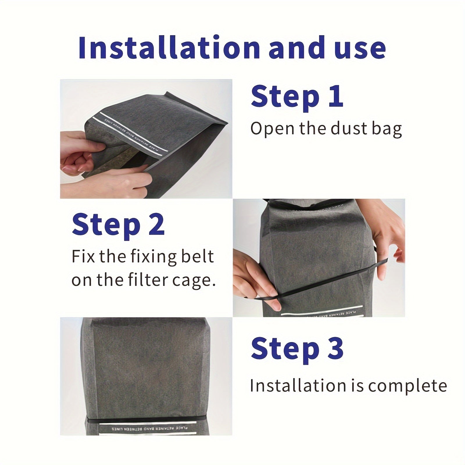 Craftsman Shop Vac Chang Mat Filtr Sumkalari - 8 ta to'plam, 9.46 L - Ko'pchilik Powerhead Chekkalariga mos kelishi uchun mo'ljallangan, Qism raqami #9-38737/CMXZVBE38737