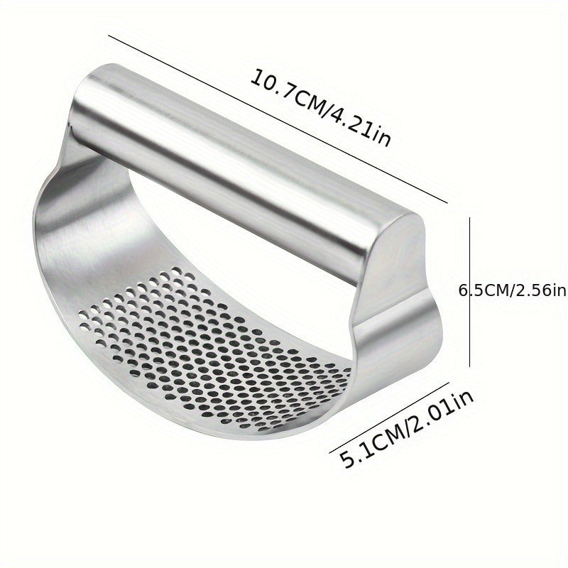 RV Kitchen Tools, Нержавеющая сталь Garlic Crusher, Rocker Metal Garlic Chopper, Garlic Mincer, Необходимые кухонные гаджеты для квартир и колледжских общежитий.