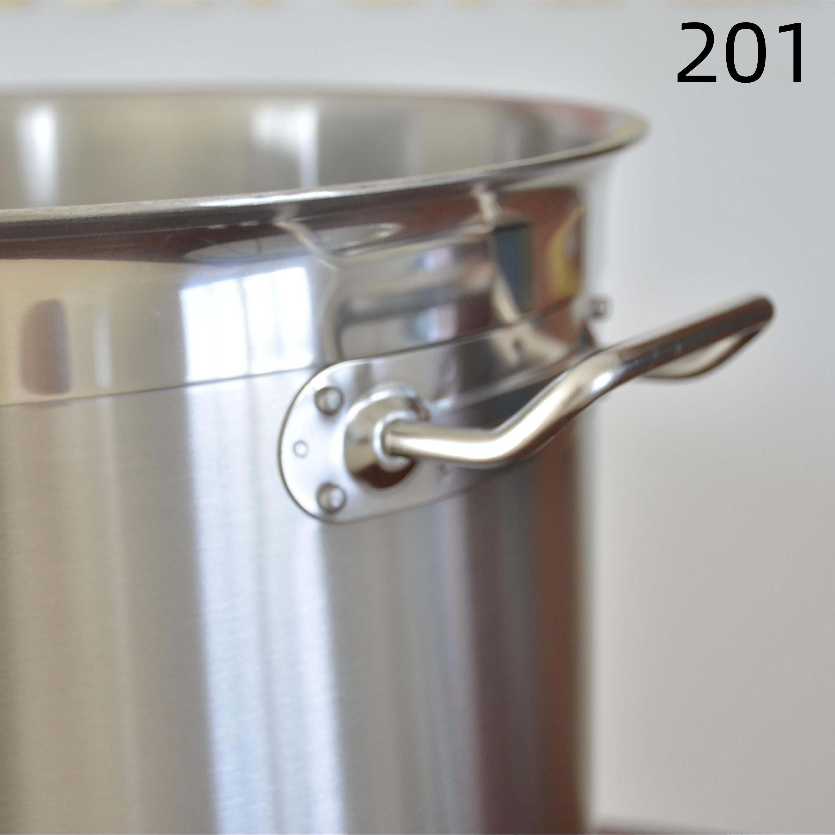 Stainless Steel Bucket 30cm Diameter, Large Soup Capacity, Kitchen Canteen Use