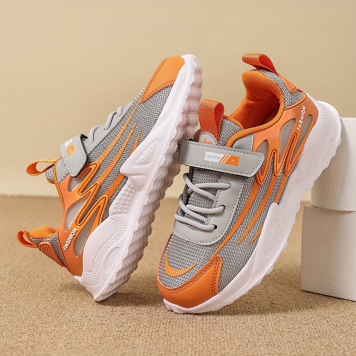 Детские кроссовки из полосатой ткани для мальчиков и девочек до 14 лет, повседневные, для бега, походов