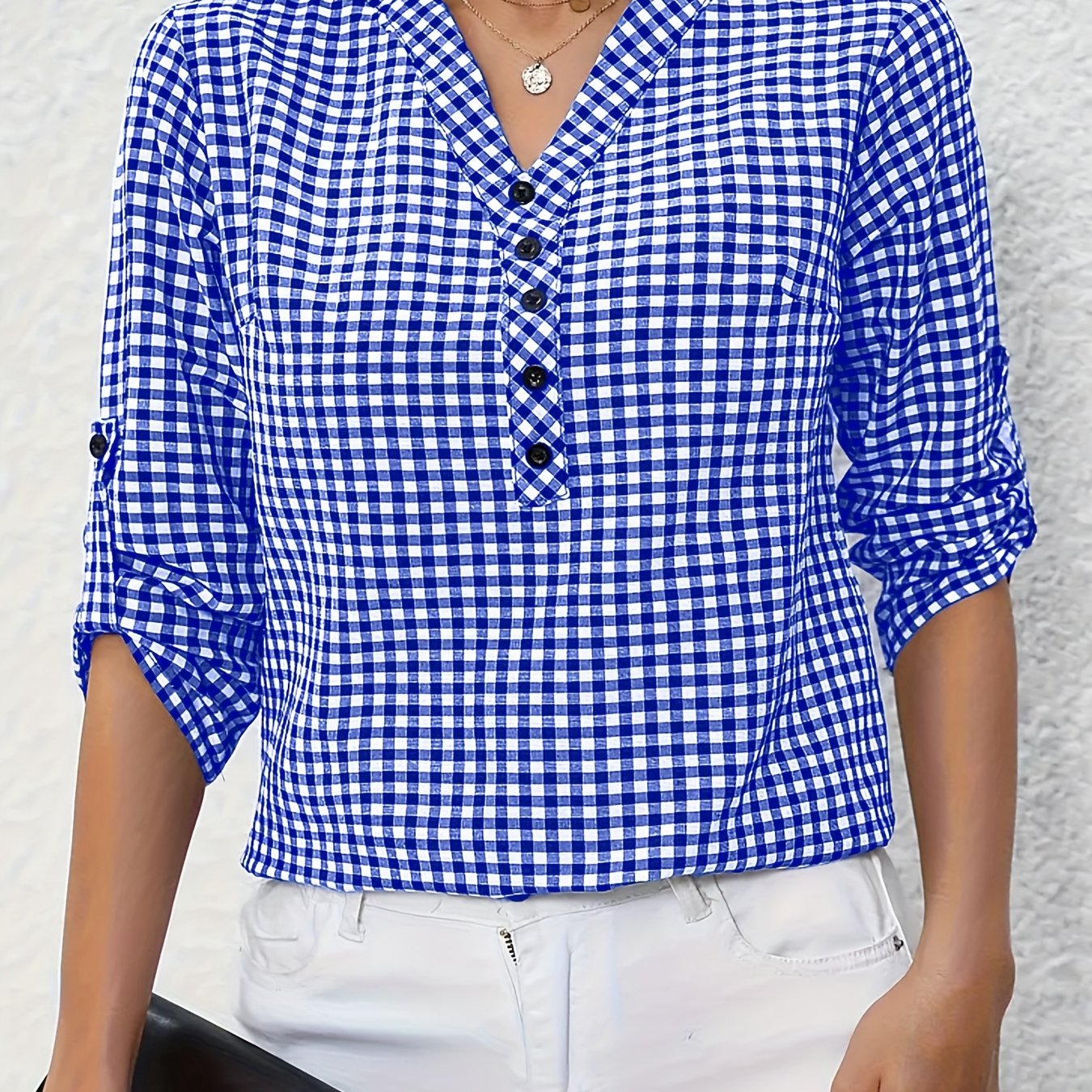 Plus Size ayollar uchun tekis chiziqli elegant kofta