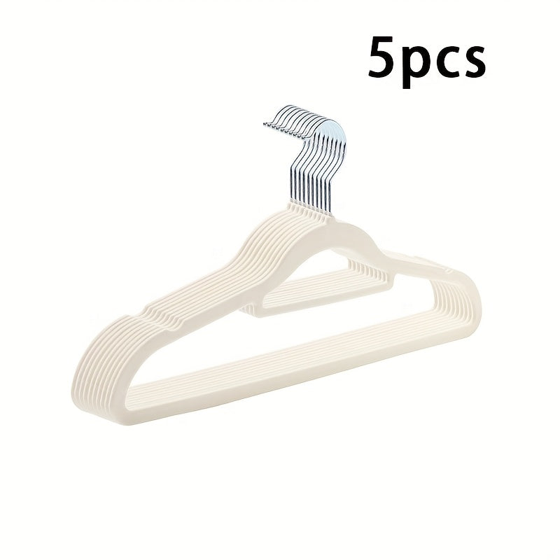 Heavy-Duty Black Velvet Hangers Bundle Includes 5 10 20 or 30 Non-Slip Nano Coated for Coats Pants Dresses