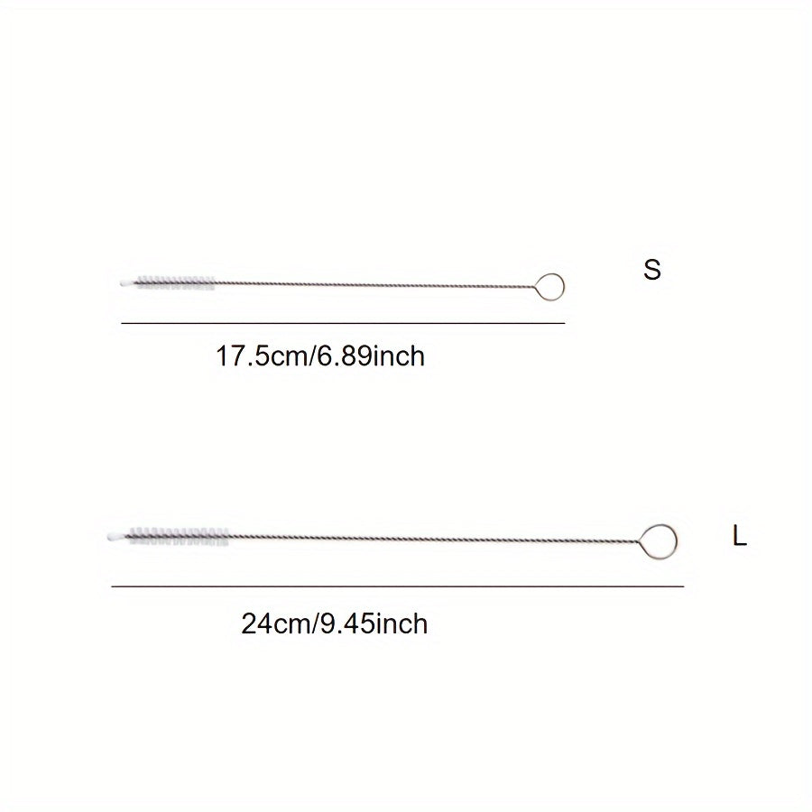 5 ta Nilon yumshoq cho'tka boshlari to'plami, quvurlar va naychalar uchun, moslashuvchan, qayta ishlatiladigan metall tutqich bilan
