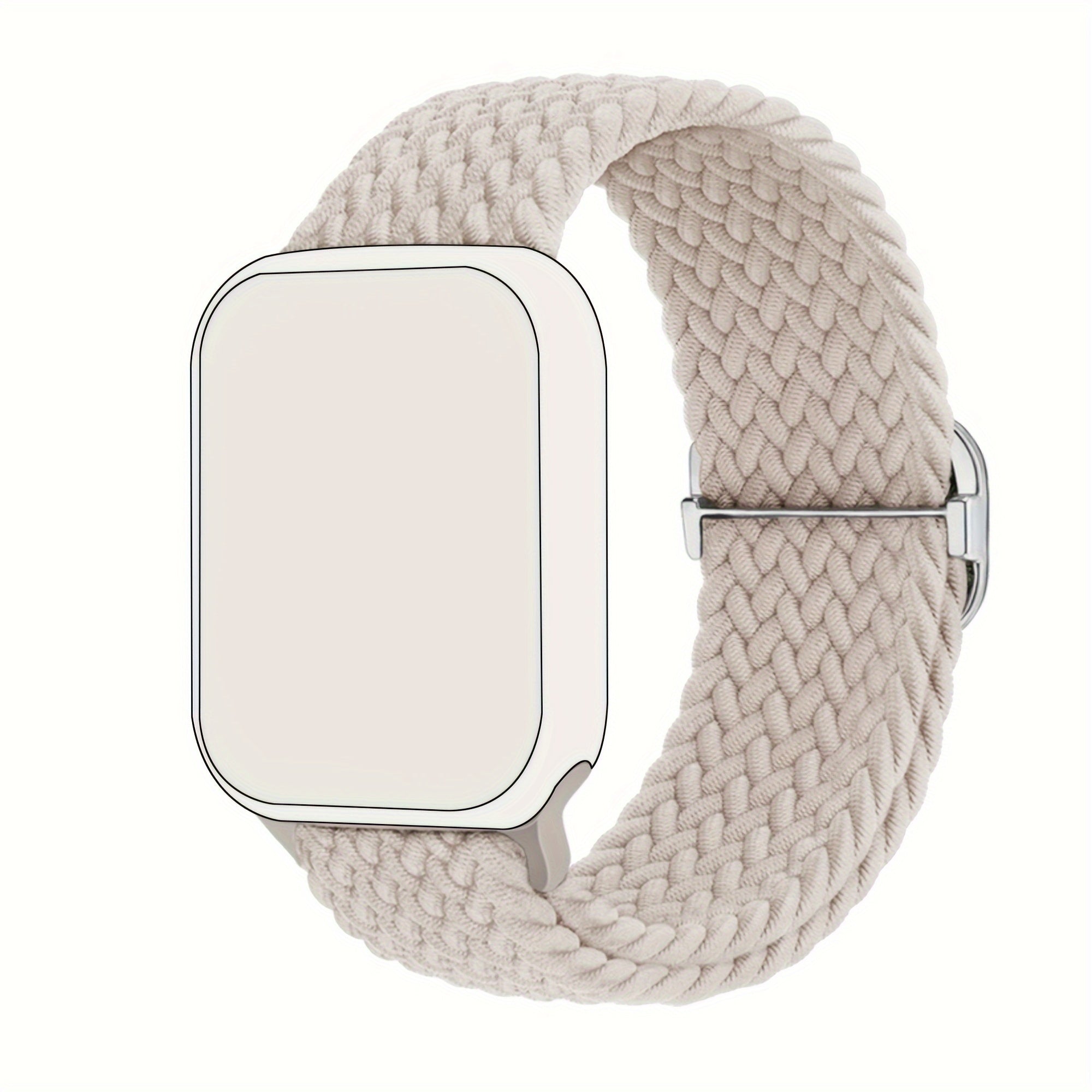 Correa de reloj inteligente trenzada de nylon elástica multicolor para IWatch
