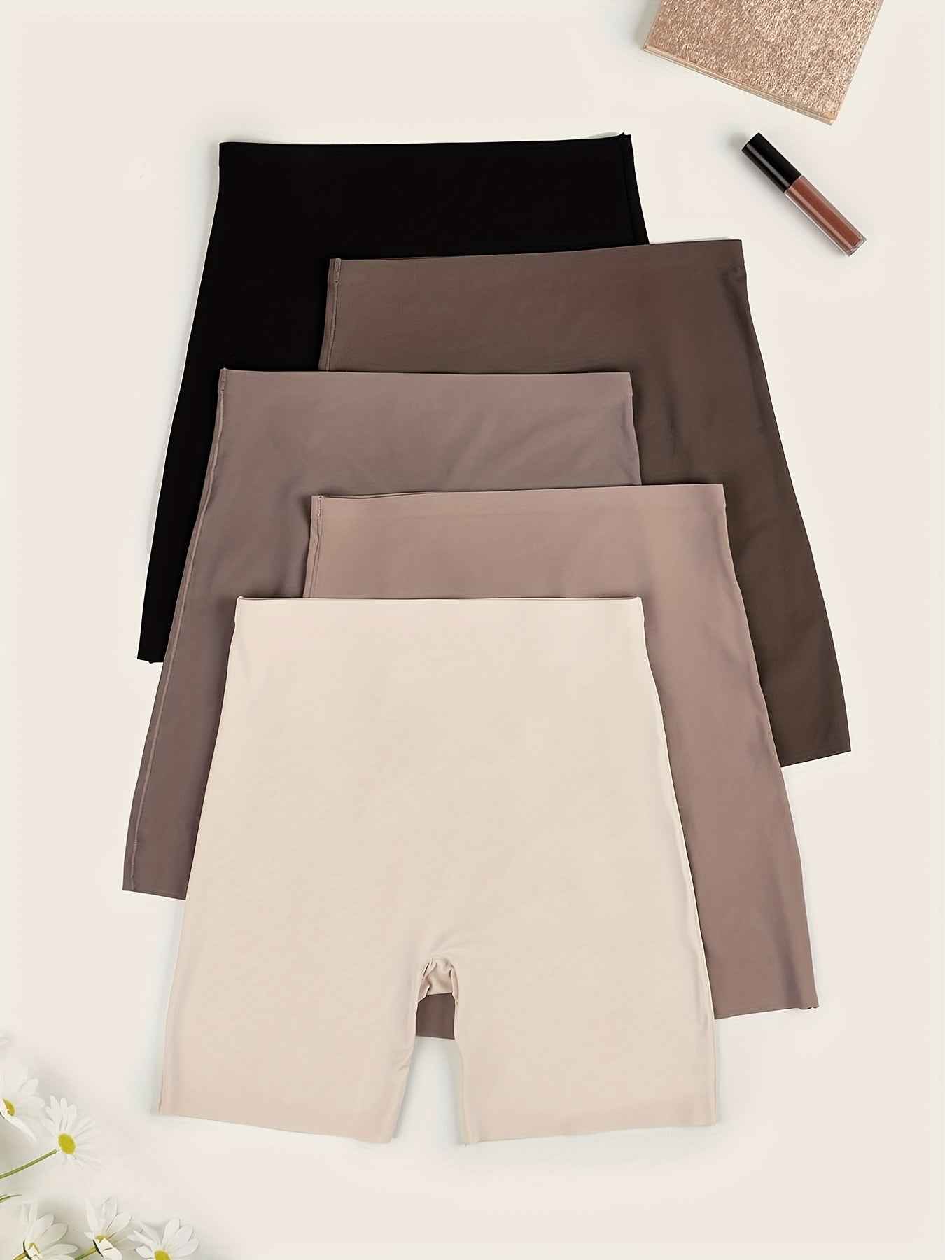 Pantalones de moldeado sin costuras para mujer control de abdomen compresión pack de 5