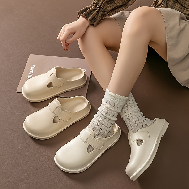 Women Flat Shoes Casual Slip-On Garden Work Shoes for Summer Autumn