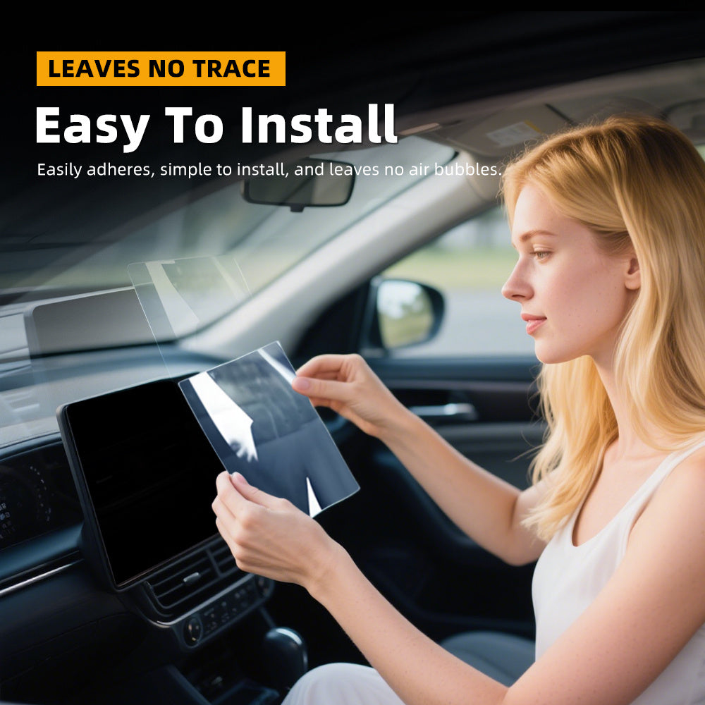 Car Left Driver Tempered Glass Screen Protector for Atto 3/Yuan Plus 2022-2024