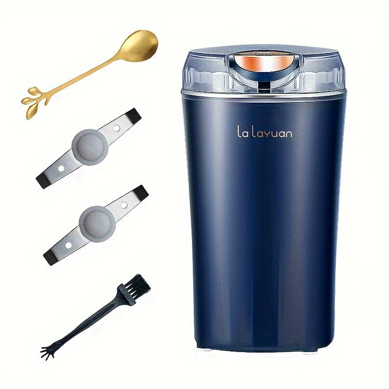 Molino de café eléctrico 200W de acero inoxidable, picadora de especias, nueces, granos y procesador de alimentos