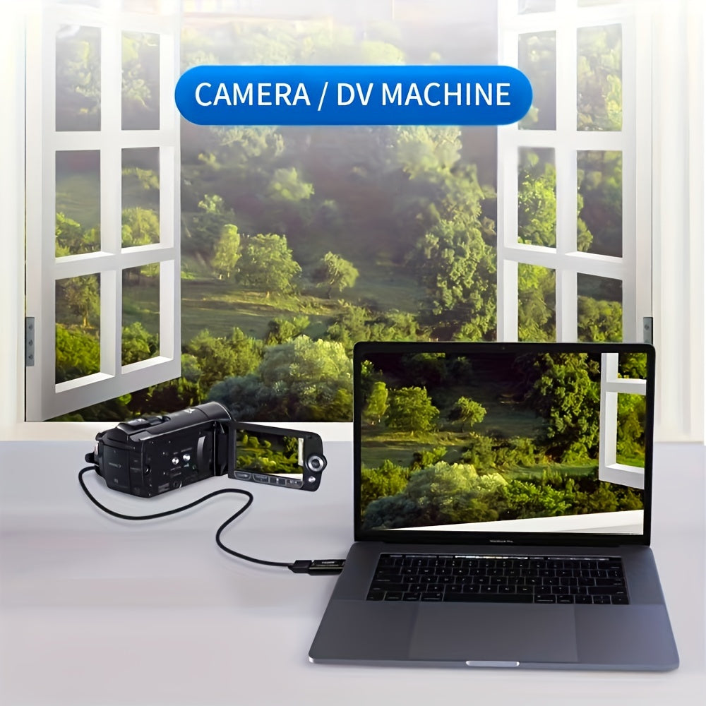 1080p USB Video Capture Card for HDTV Streaming and Recording