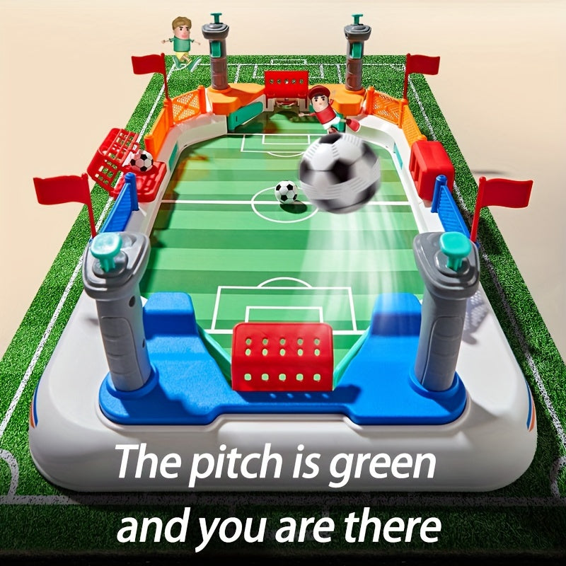 Interactive Table Football Game for Kids Ages 3-8 2-in-1 Puzzle Board Game Plastic