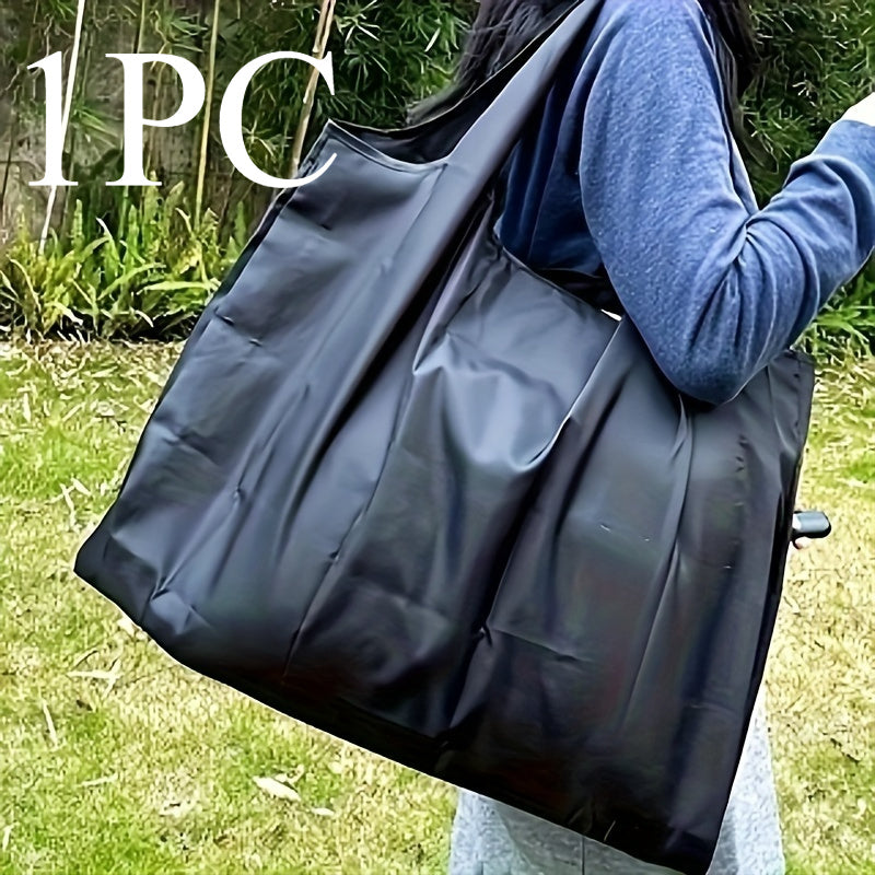 Large Canvas Tote Bag with Handles Foldable Reusable Shopping Bag 47cm