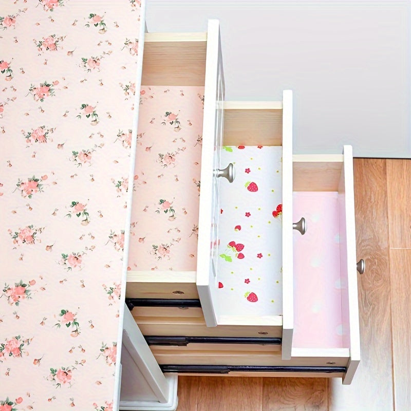 Non-Slip Washable Shelf Liner for Kitchen Cabinets Drawers Refrigerator Locker Desk