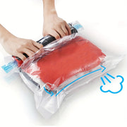 Small Vacuum Compression Storage Bags 10 Pieces Space-Saving Travel Organizer