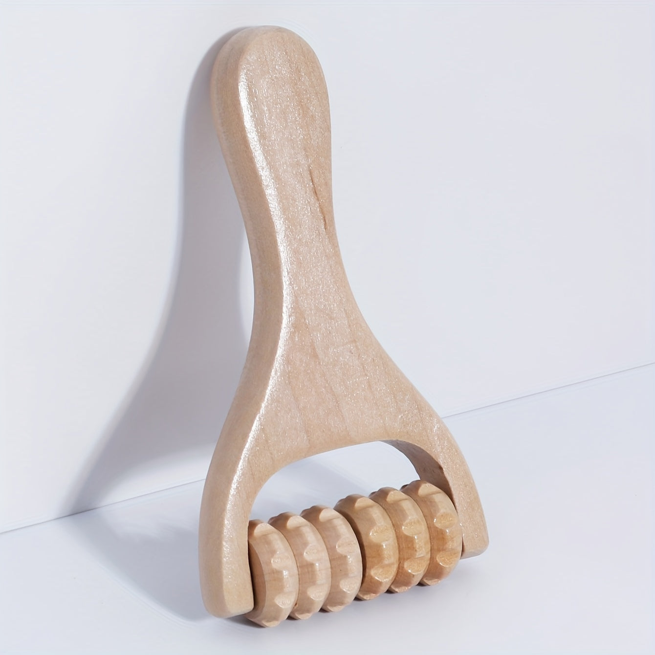 Wooden Massage Roller for Back and Abdomen Chemical-Free Body Muscle Tool Cellulite Treatment Home Fitness Equipment