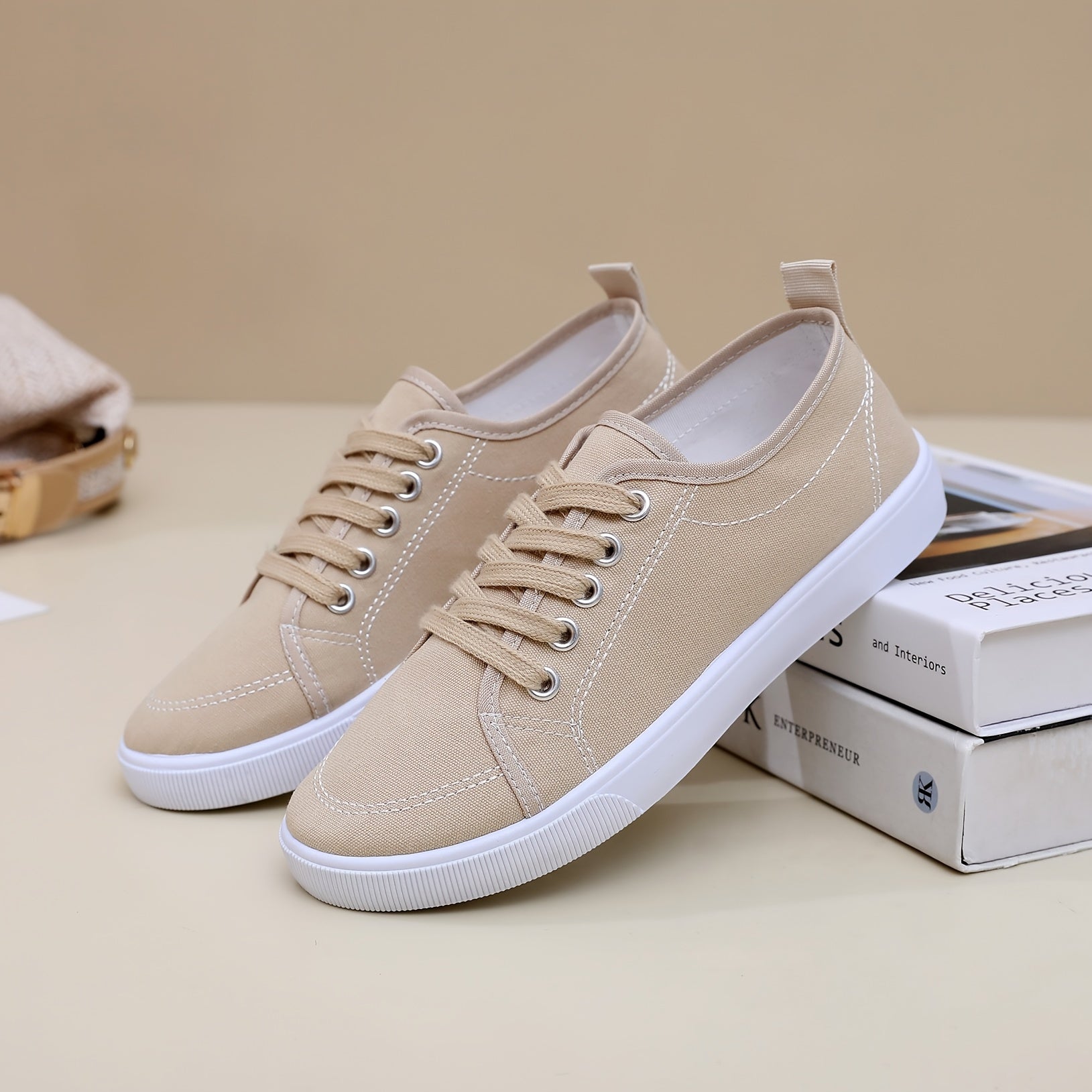 Women's Breathable Flat Slides Casual Slip-On Sneakers for Spring Summer Autumn