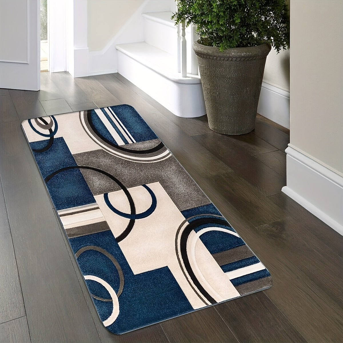 Non-Slip Absorbent Entryway Mat in Multiple Sizes for Home Use