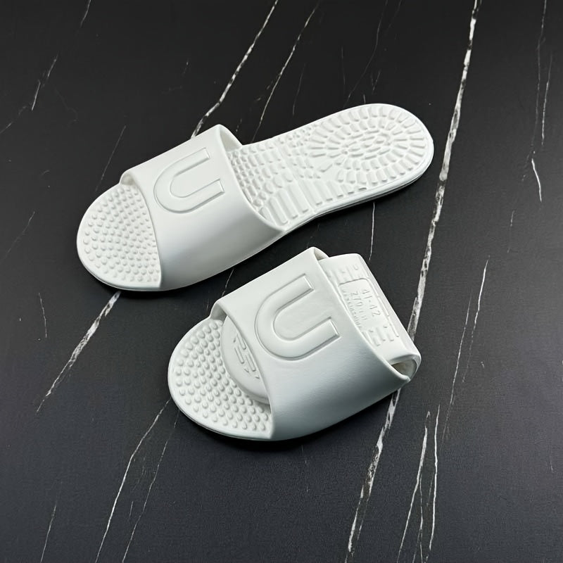 Unisex EVA Slippers Casual Solid Color Slip-On Slides Non-Slip Foldable