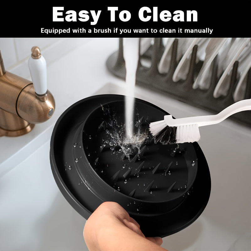 Durable Plastic Chicken Shredder with Transparent Cover and Anti-Slip Base