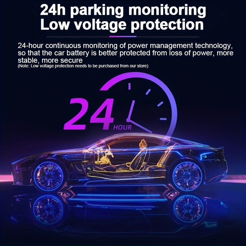 Front-Facing Dash Cam 1080P Infrared Night Vision Wide-Angle Screen