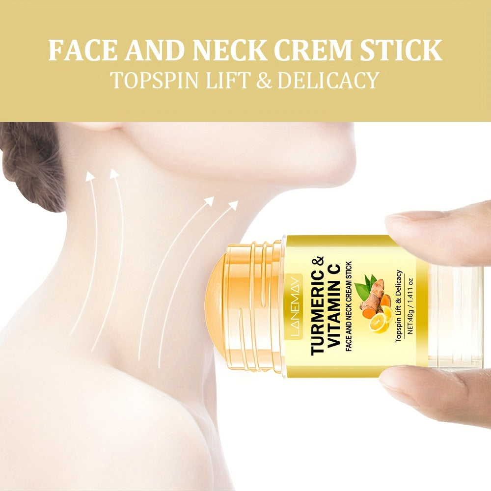 Yuz va bo'yin uchun C vitamini, zanjabil yog'i bilan krema stick, gippoallergik, tez so'riladi, 40g