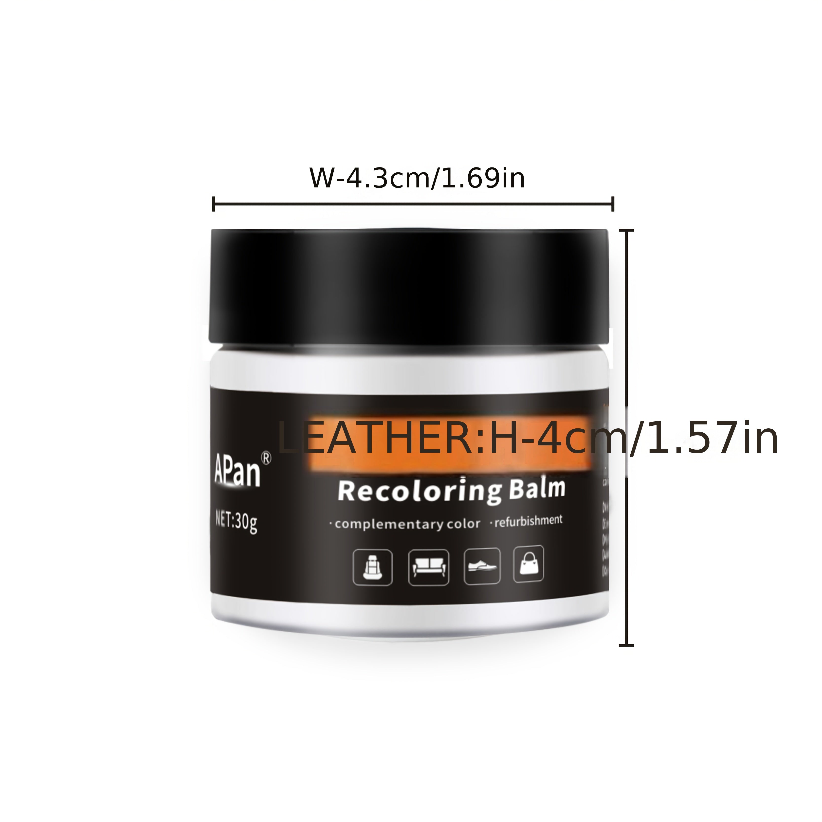 White Leather Repair Kit for Shoes, Bags, and Furniture — Color Fixing Cream