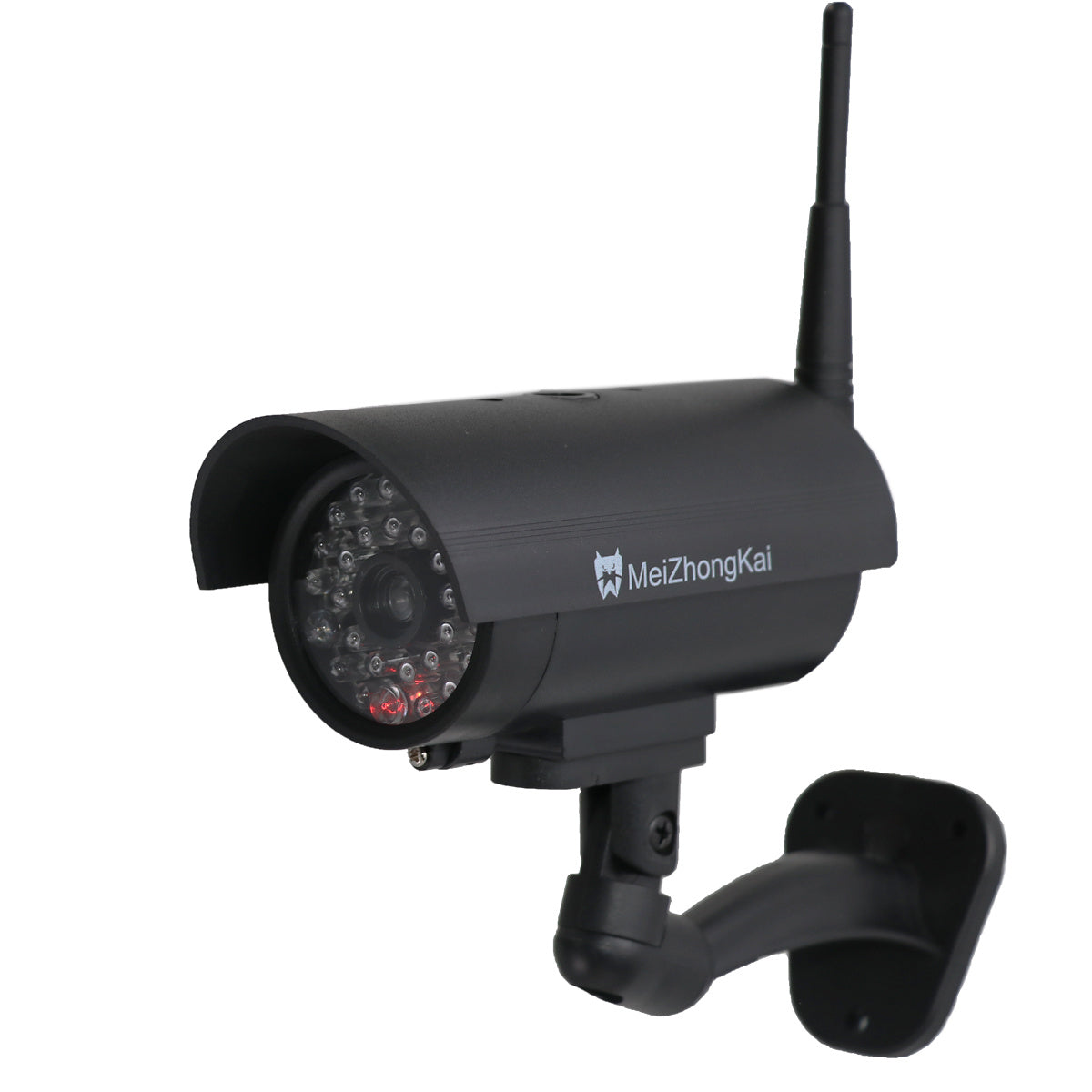 LED Fake Security Camera with Red Flashing Light Waterproof Indoor Outdoor