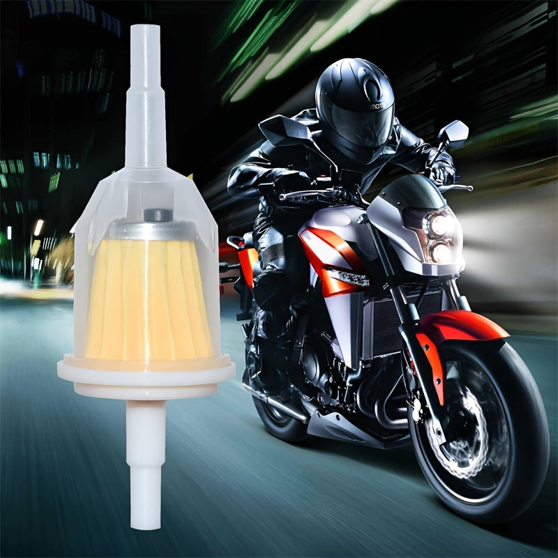 Universal gaz ichki yonilg'i filtrlari magnitlar bilan, mototsikl, ATV, kvad uchun 1/4 5/16, 10 ta paket