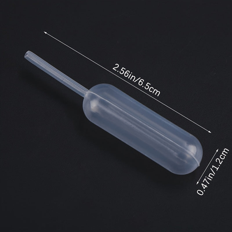 Pack of 100 Disposable Plastic Squeeze Pipettes 4ml for Cake and Dessert Decorating