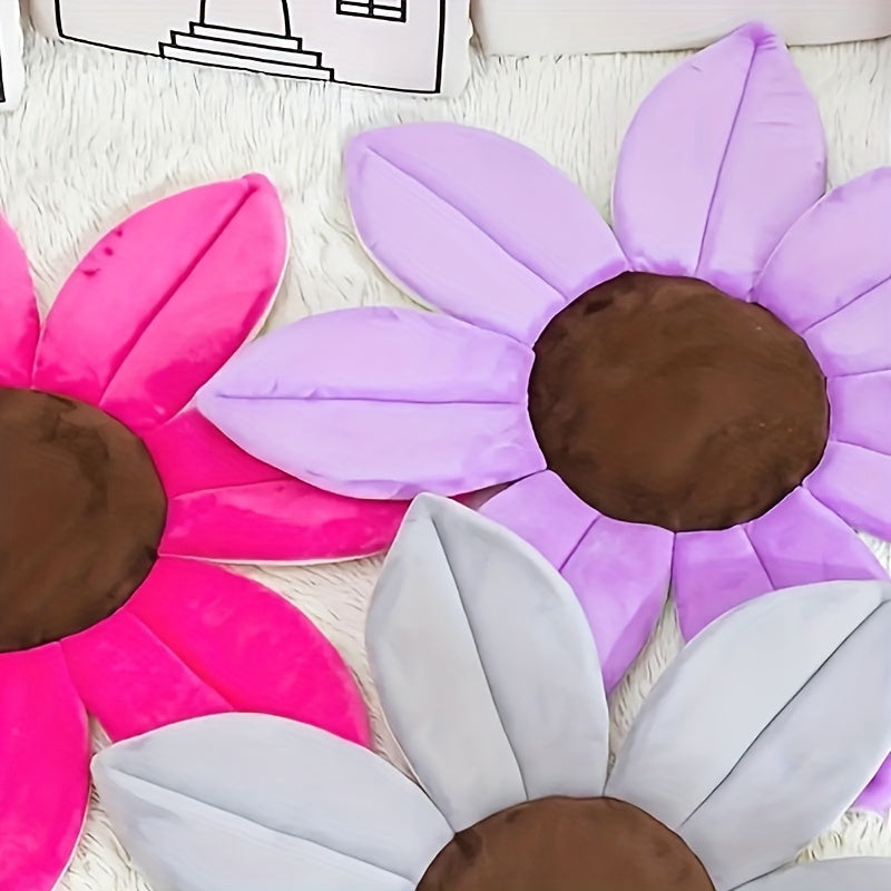Baby Bath Mat Sunflower Cartoon Non-Slip Soft Comfortable for Newborns and Toddlers
