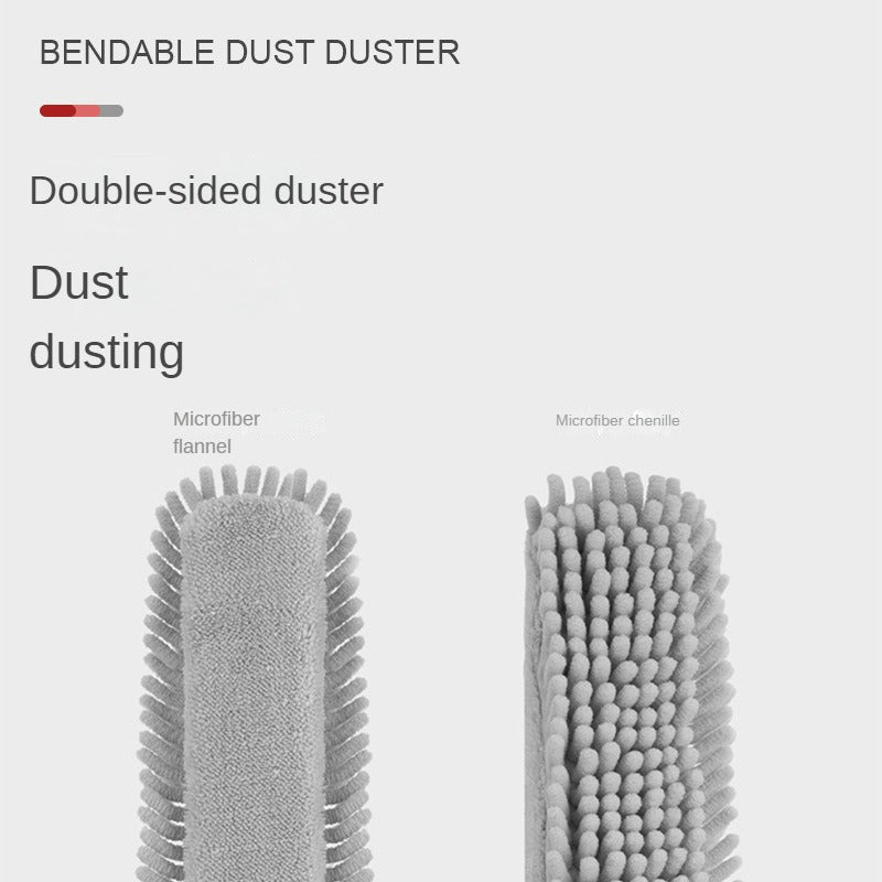 Elektrostatik changni tozalash va ikki tomonlama cho'tka bilan kengaytiriladigan mikrofibre qush changyutgichi