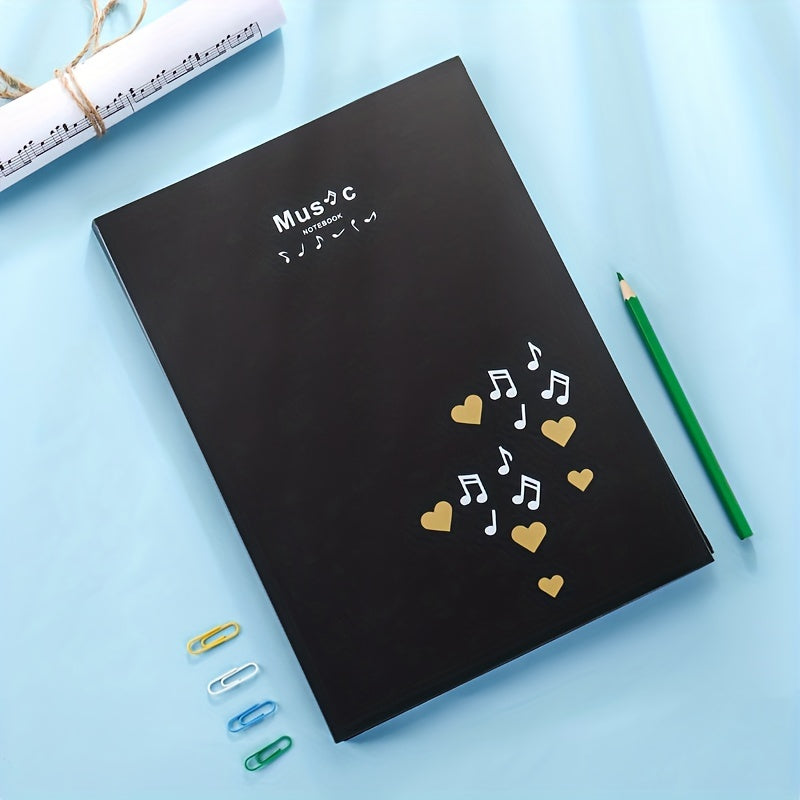 A4 o'lchamdagi varaqalar uchun premium pianino musiqa varaqasi klipi, uch marta egiladigan dizayn, olti sahifali sig'im, musiqachilar va ijrochilar uchun mustahkam va engil. O'ynashni mashq qilish uchun ideal.