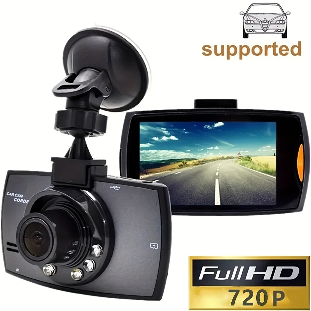 HD Dash Cam with Infrared Night Vision 1080P Loop Recording Wide-Angle Lens 6.1cm IPS Screen