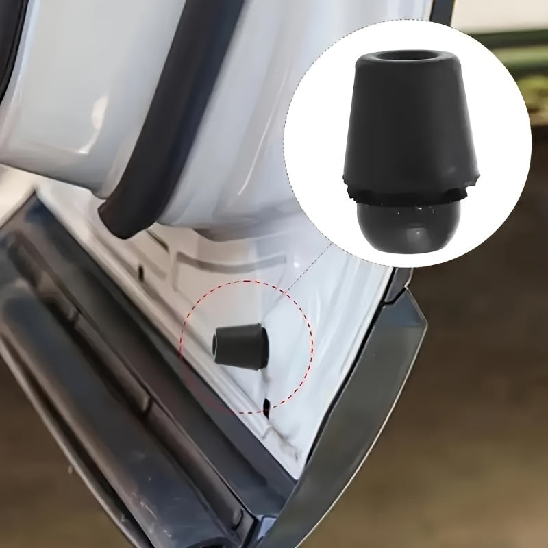 10-to'plam rezina avtomobil eshigi to'siqlari qora chekka himoyachilari bumpers