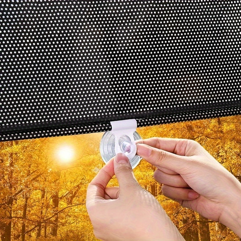 Oson o'rnatiladigan issiqlik izolyatsiyalovchi quyosh soyasi, oshxona, balkon va yashash xonasi uchun shisha derazalar uchun muhrli qopqoq bilan. Teshik ochish talab qilinmaydi.