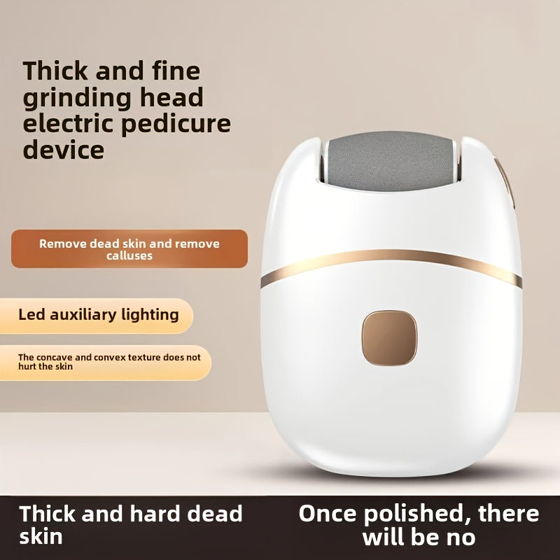 Qalin maydalash boshli qayta zaryadlanadigan oyoq maydalagich, og'ir terini silliqlash uchun mo'ljallangan, USB orqali zaryadlash, portativ, foydalanuvchi uchun qulay, yirtilgan va quruq terini davolash uchun ideal.