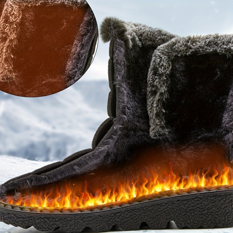 Женские зимние снегоступы с мягкой подкладкой, стильные, уютные и теплые обувь