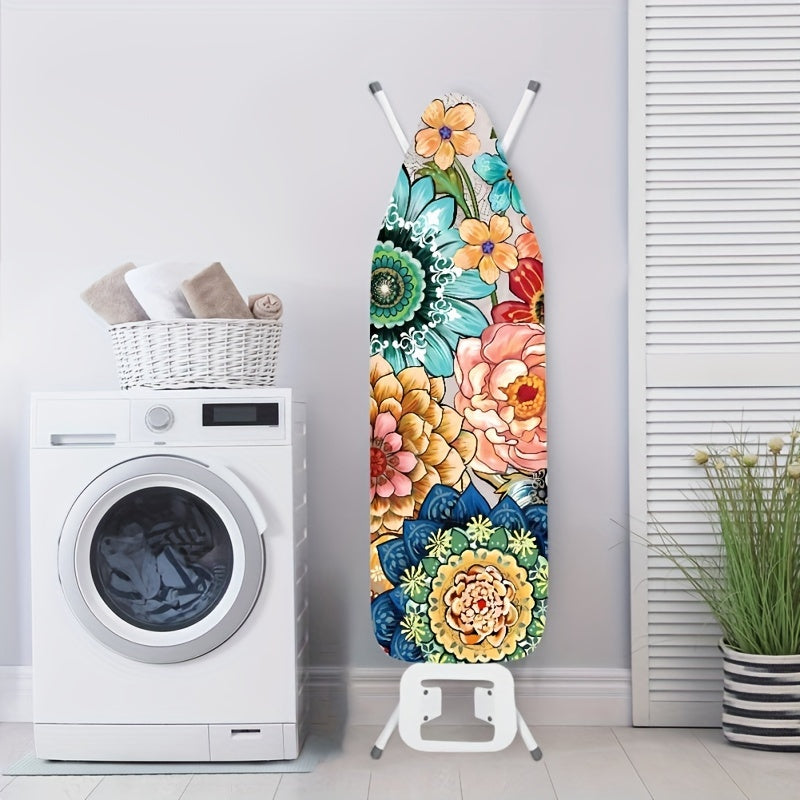 Standard Size Boho Mandala Ironing Board Cover with Heat Reflective Non-Stick Surface