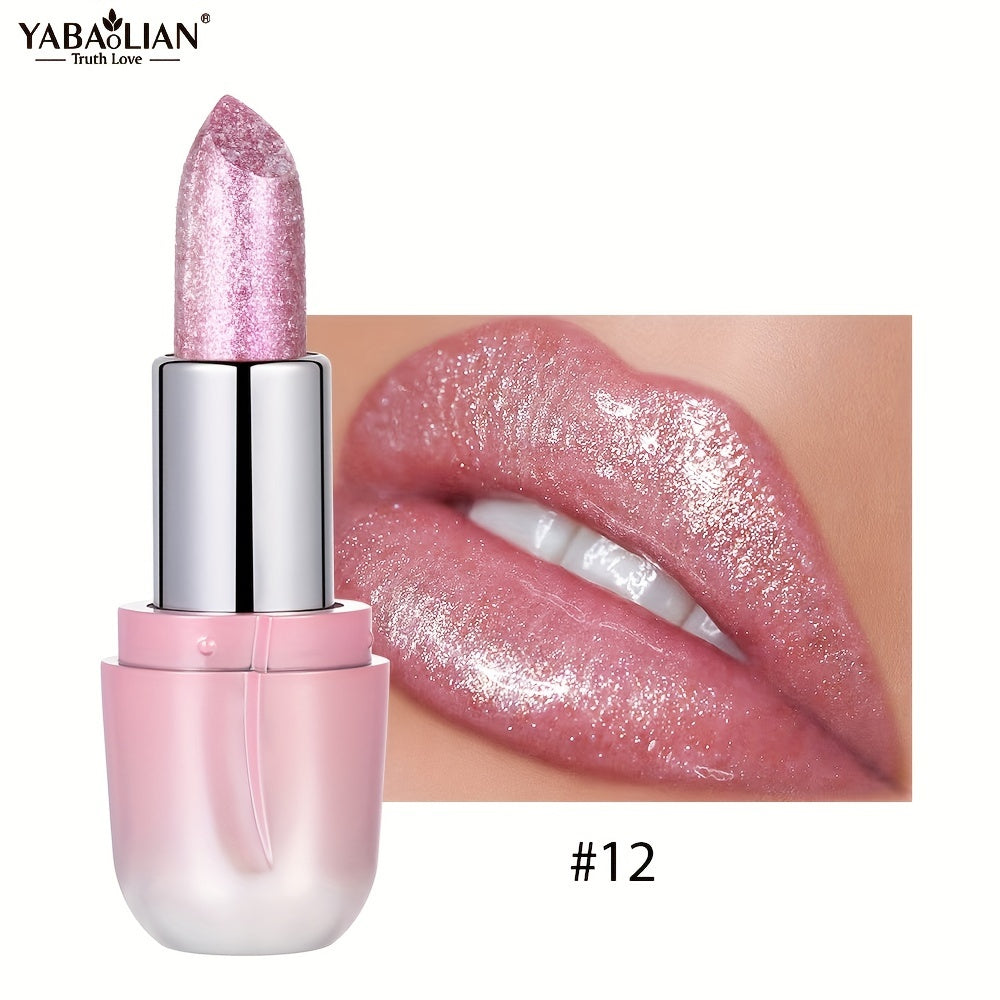 Women's 6-Color Shimmer Lipstick Set Waterproof Long-Lasting Bright Colors