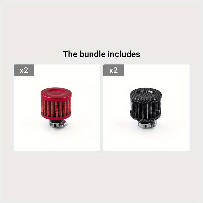 Universal Car Air Filter 12mm Cold Intake Mini Breather Filters