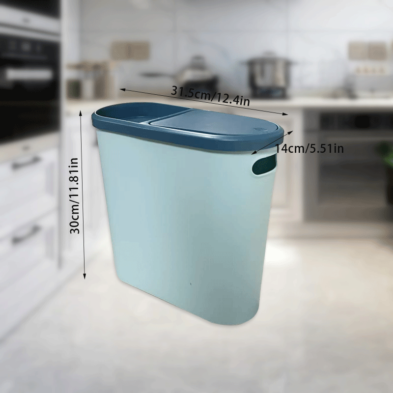 Кухонный мусорный бак для утилизации пищи, мусорное ведро для ванной с крышкой 5л