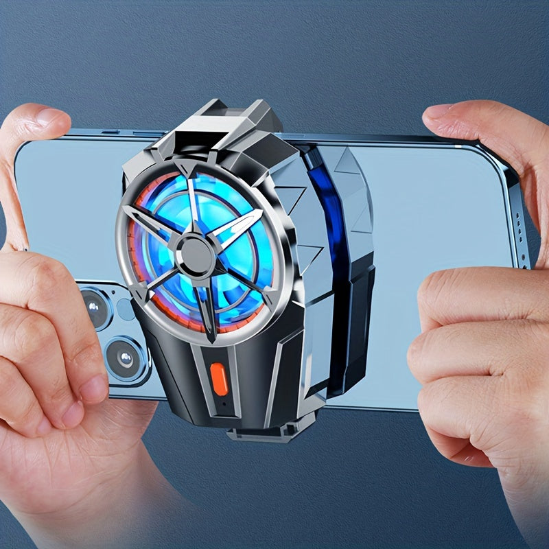 Mobile Phone Cooling Fan with Rechargeable Battery Silent Adjustable Speed Radiator