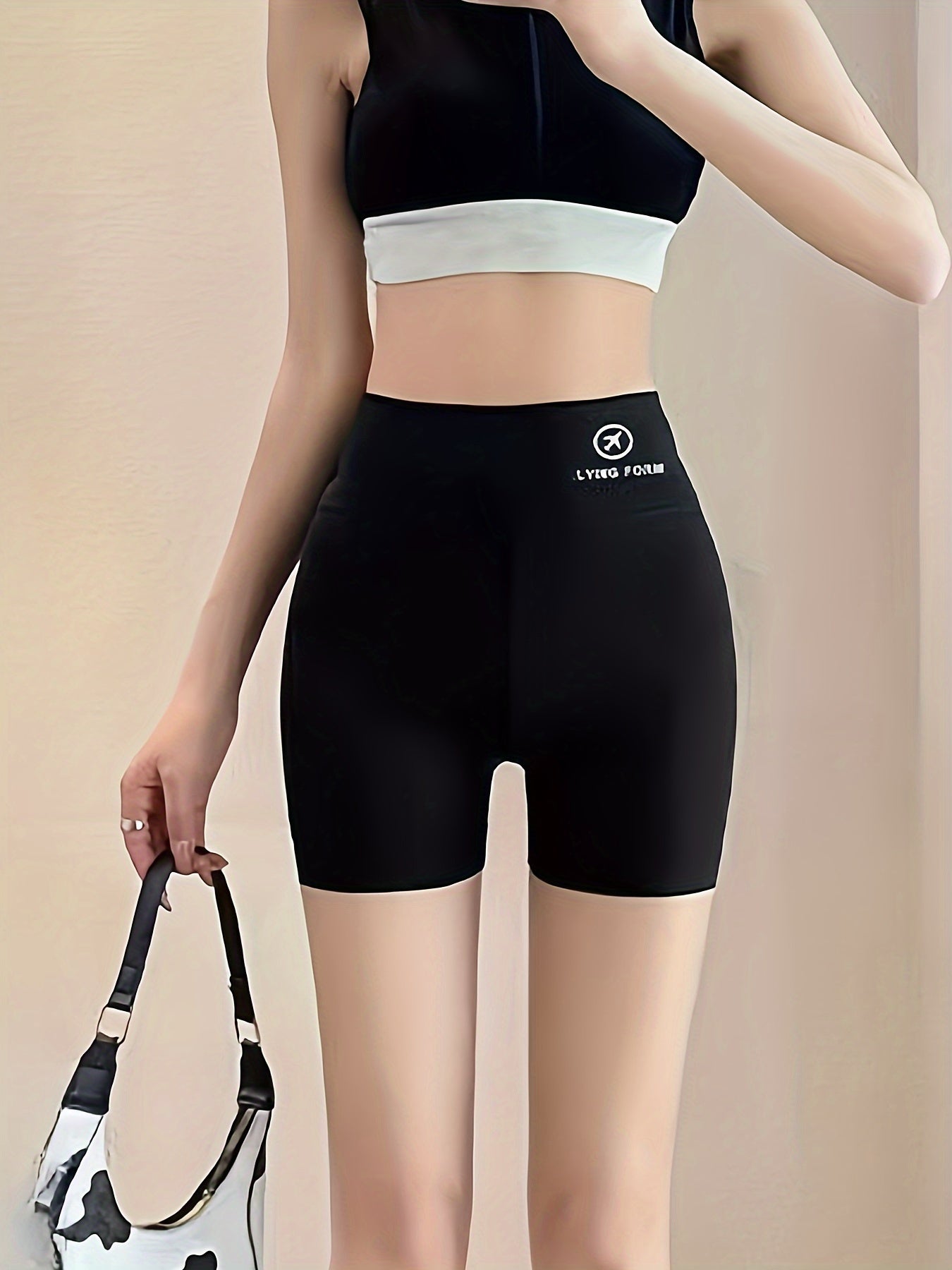 Women's High-Waist Seamless Sleep Shorts Breathable Summer Casual Short Length