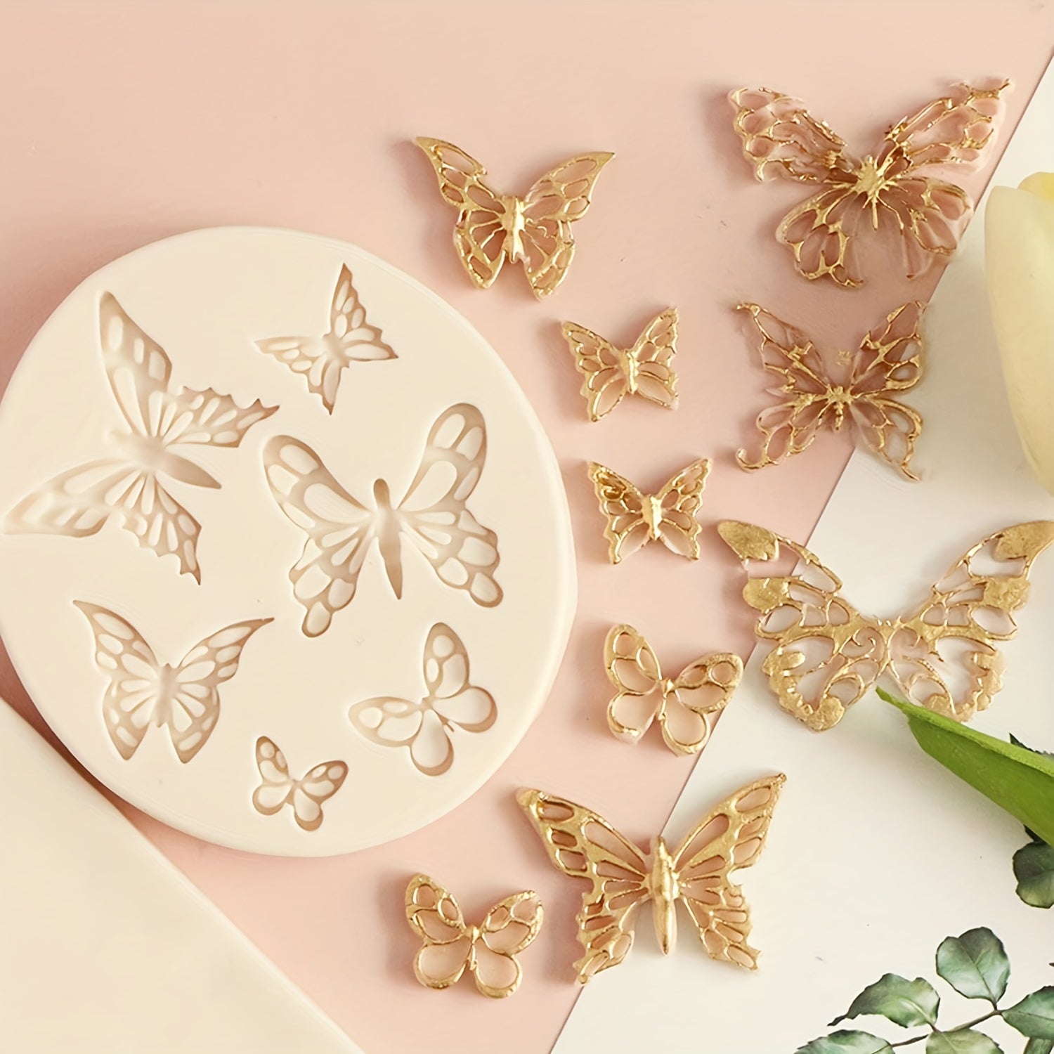 Mini Butterfly Silicone Mold for Baking Candy Chocolate Cupcake Decorating