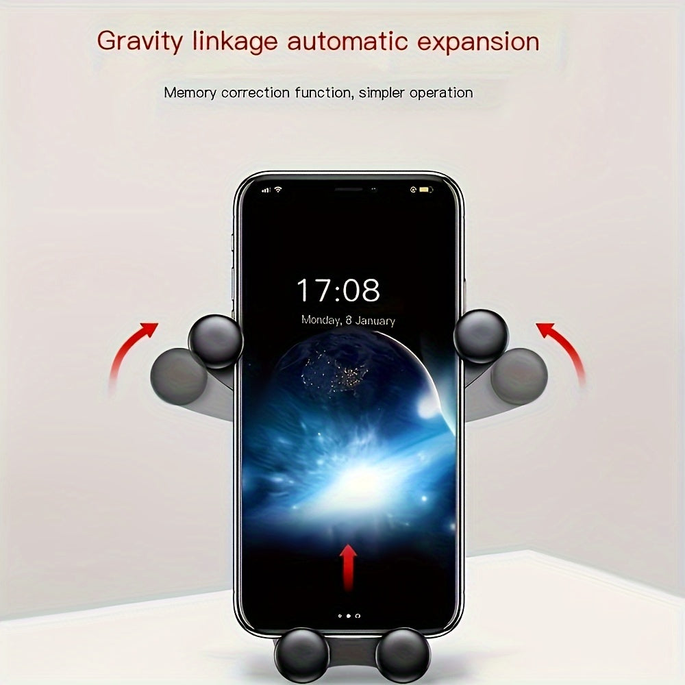 Car Phone Holder Rotating Air Vent Mount Mobile GPS Holder with Pattern