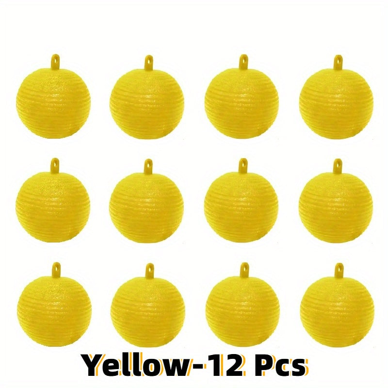 12-Pack Mosquito Trap Balls Non-Toxic Adhesive Fly Catcher Indoor Outdoor Use