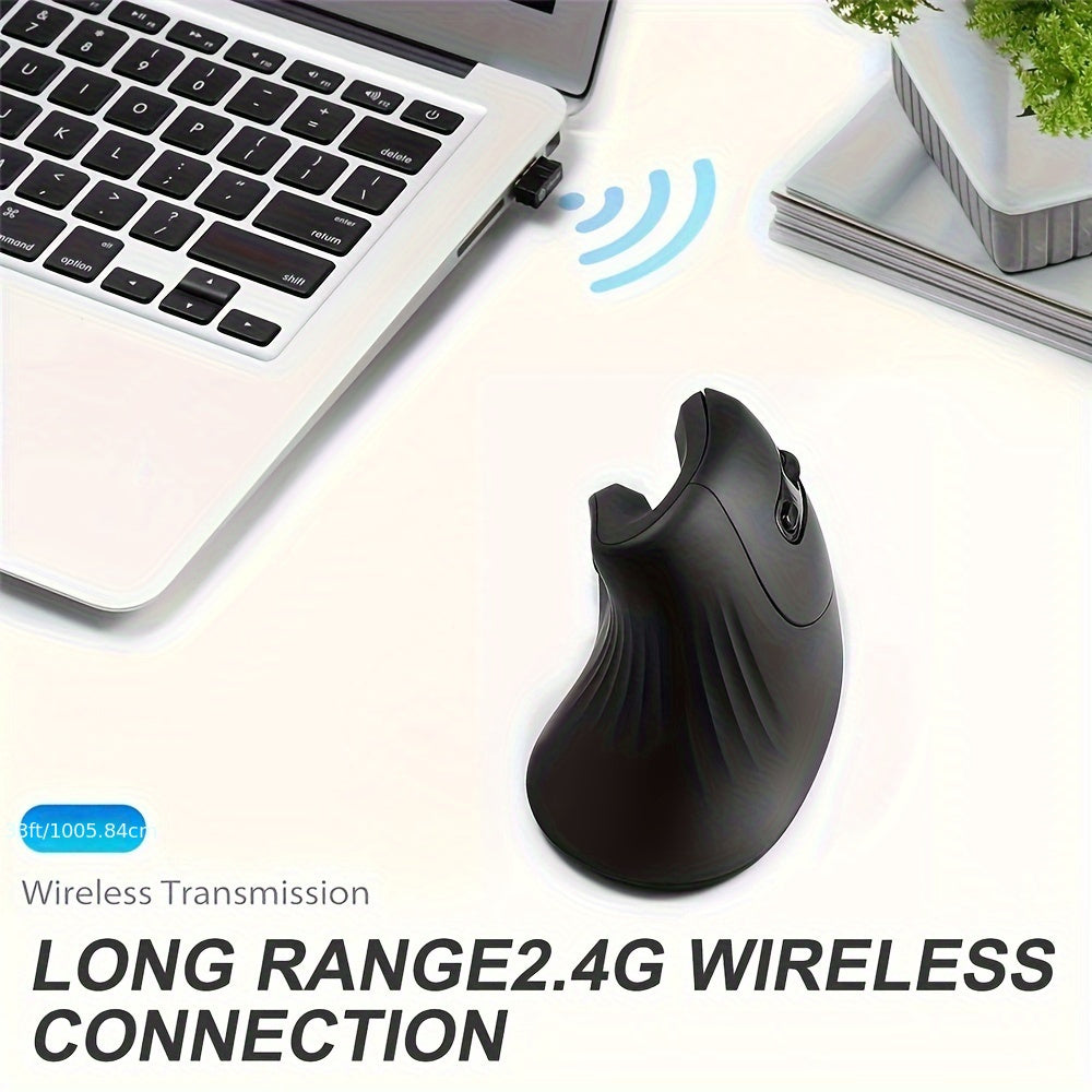 Wireless Gaming Mouse Optical Right-Handed 2.4G Battery-Powered for Windows XP