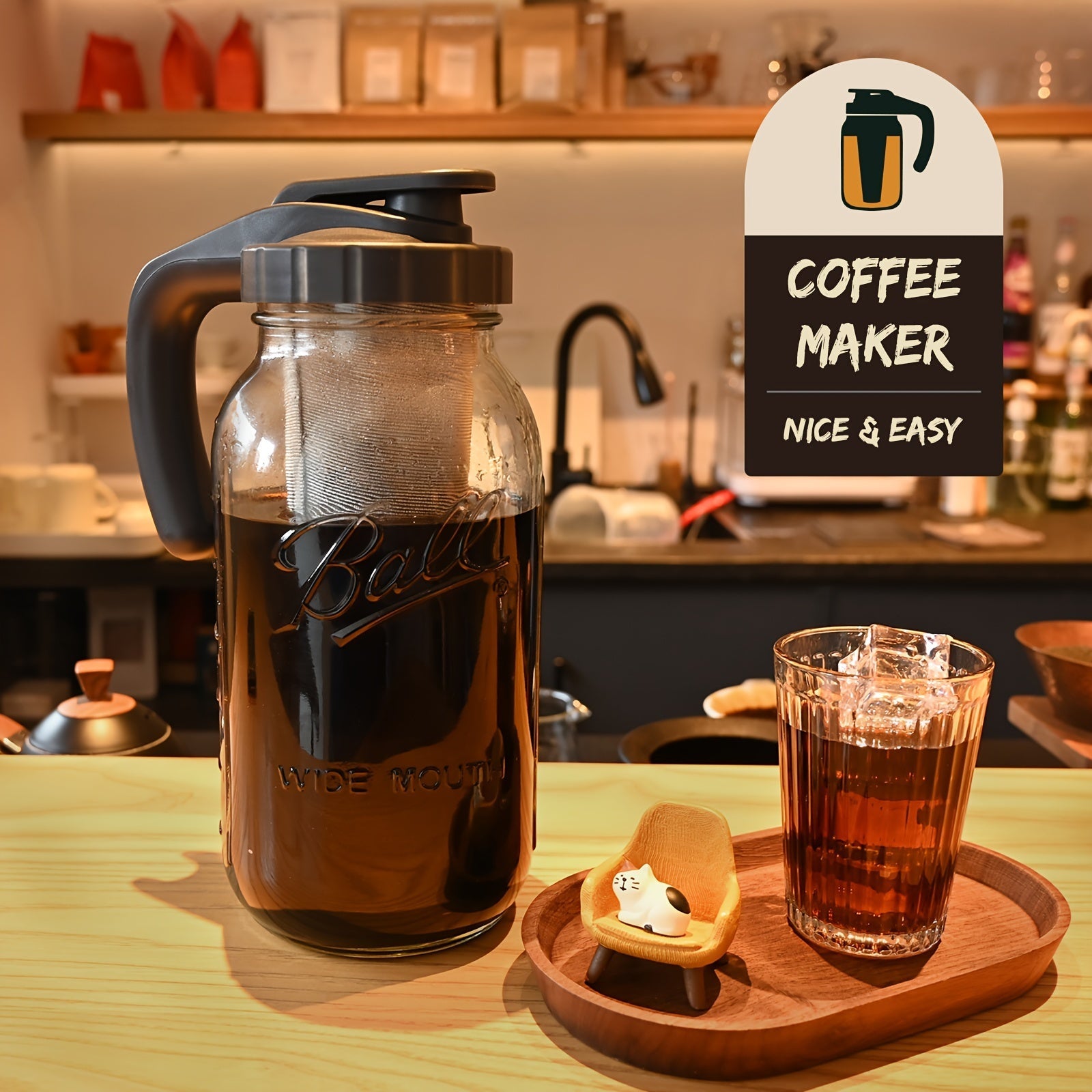 Set of 2 Wide Mouth Mason Jar Pour Spout Lids with Flip Cap Handle Gray Reusable Leak-proof Airtight Kitchen Storage