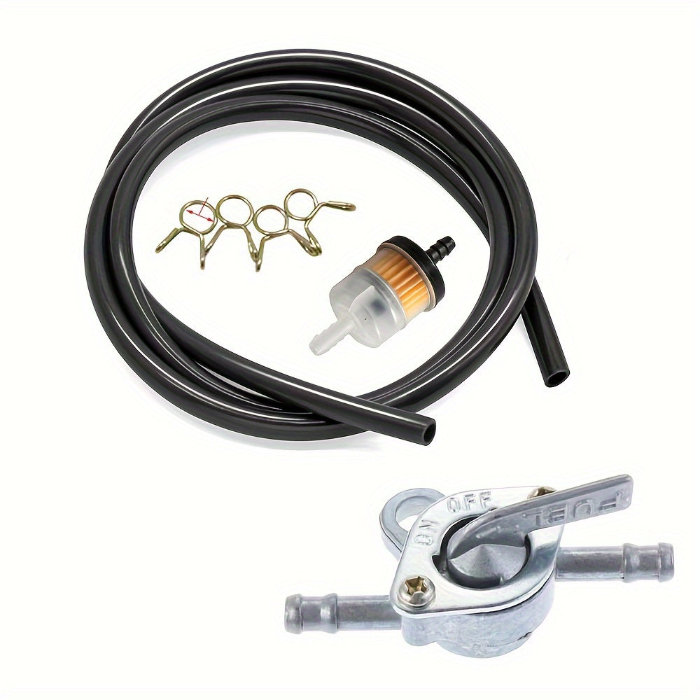 Flexible Fuel Pipe Hose Kit for Motorcycles and ATVs 99.97cm Spare Replacement